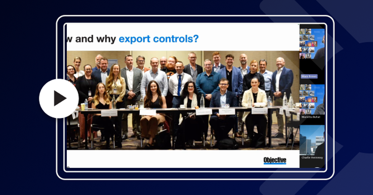 Managing Export-Controlled Data in Defence I On-Demand Webinar ...