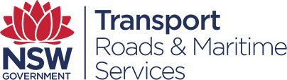 Logo transport nsw roads maritime services