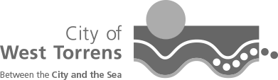 Logo city of west torrens grey